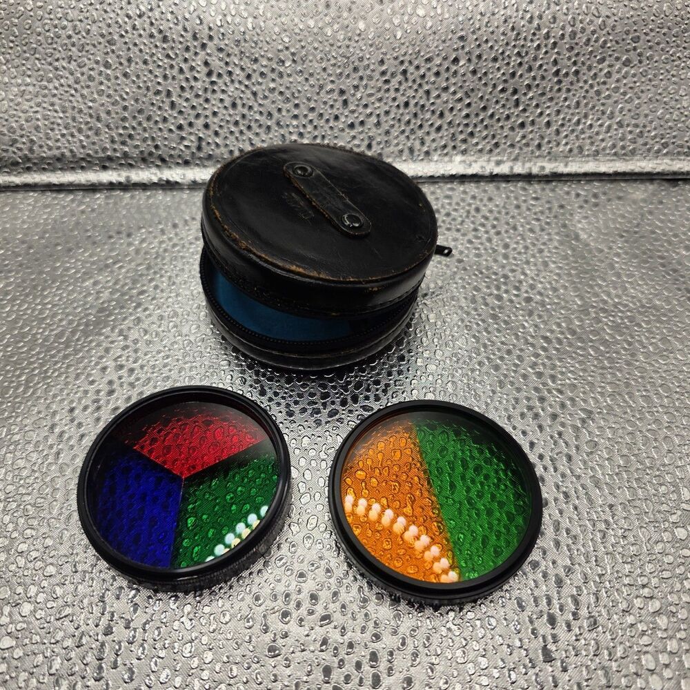 Hoya 55mm Circular Dual-Color & Tri-Color Lens Filters Green/Orange